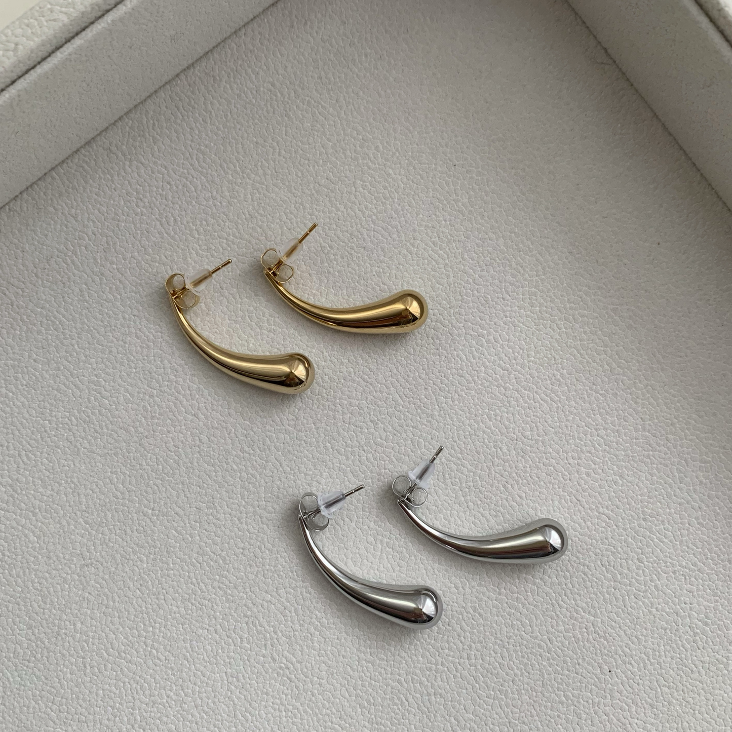 HANGING EARRINGS - Acciaio inossidabile