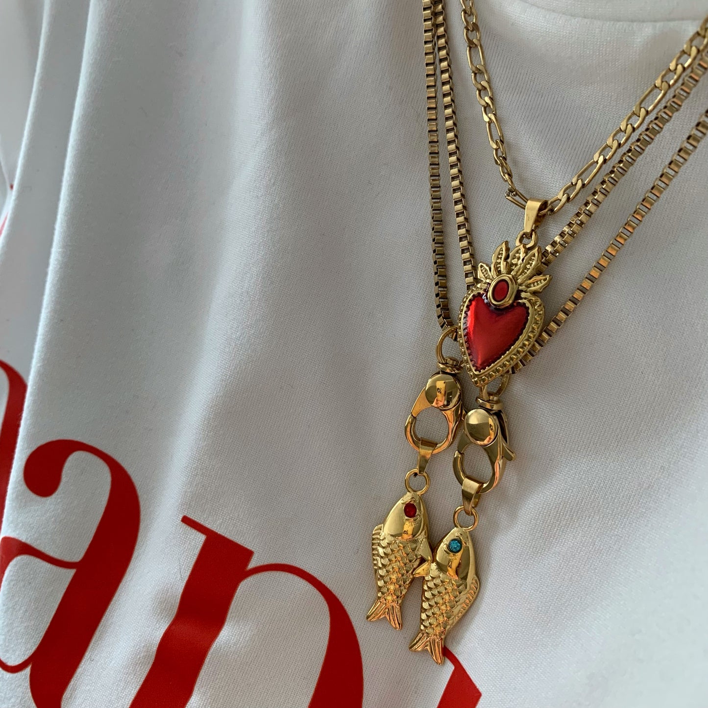 SACRED HEART CHAIN - Acciaio inossidabile