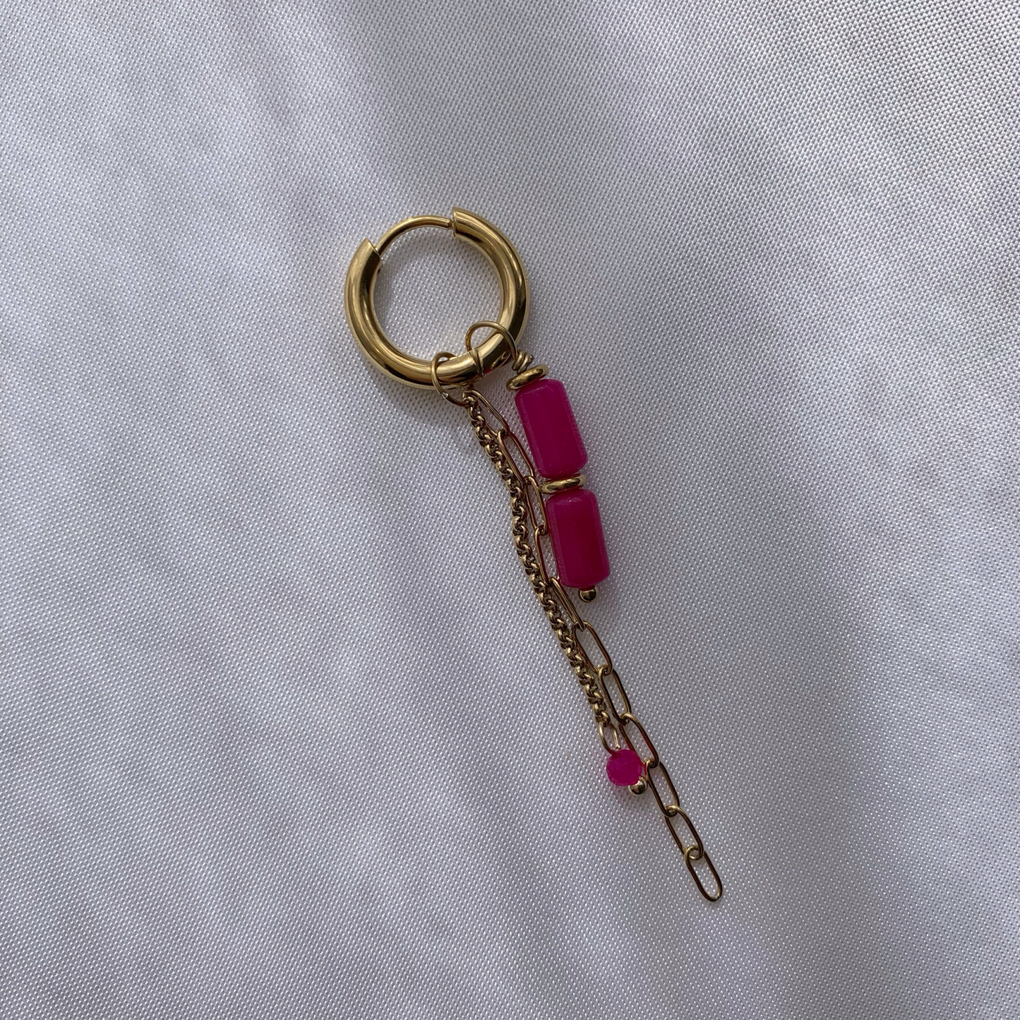 GIPSY HOOP Fucsia - Acciaio inossidabile