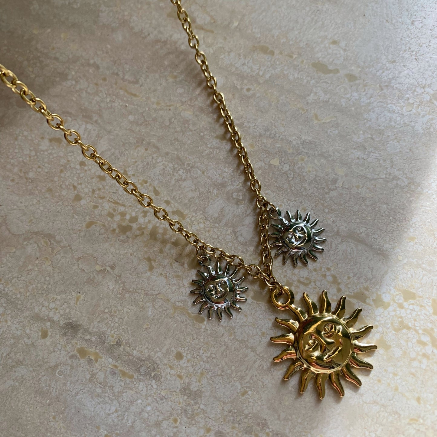 SHIMMERING SUN CHAIN - Acciaio inossidabile