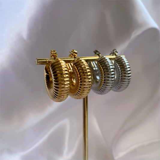 80's EARRINGS - Acciaio inossidabile