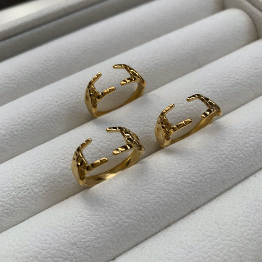ANELLO SCARAMANTICO - Acciaio inossidabile