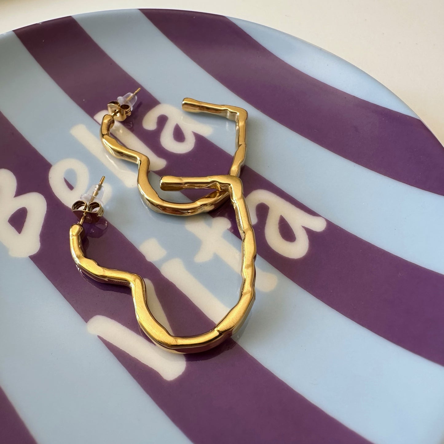 BIG HEART EARRINGS - Acciaio inossidabile