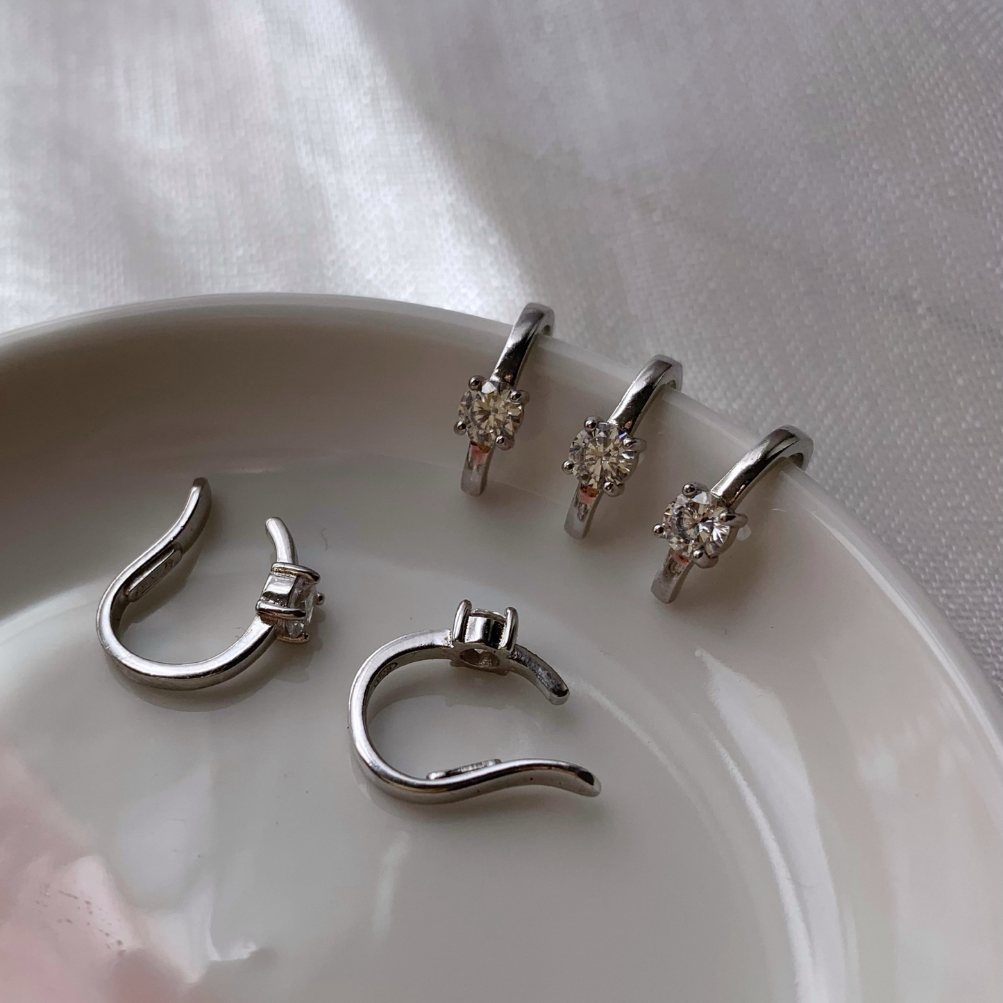 EAR CUFF SILVER - Argento 925