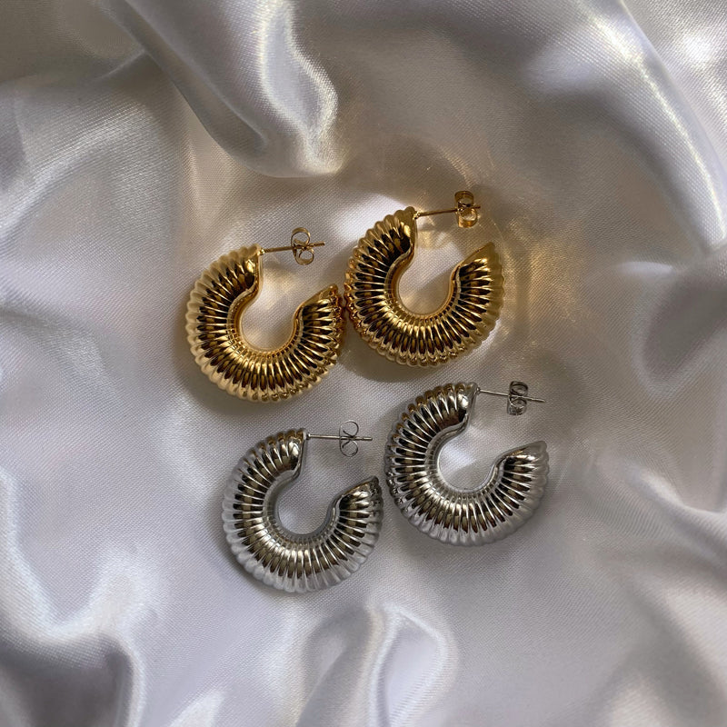 80's EARRINGS - Acciaio inossidabile