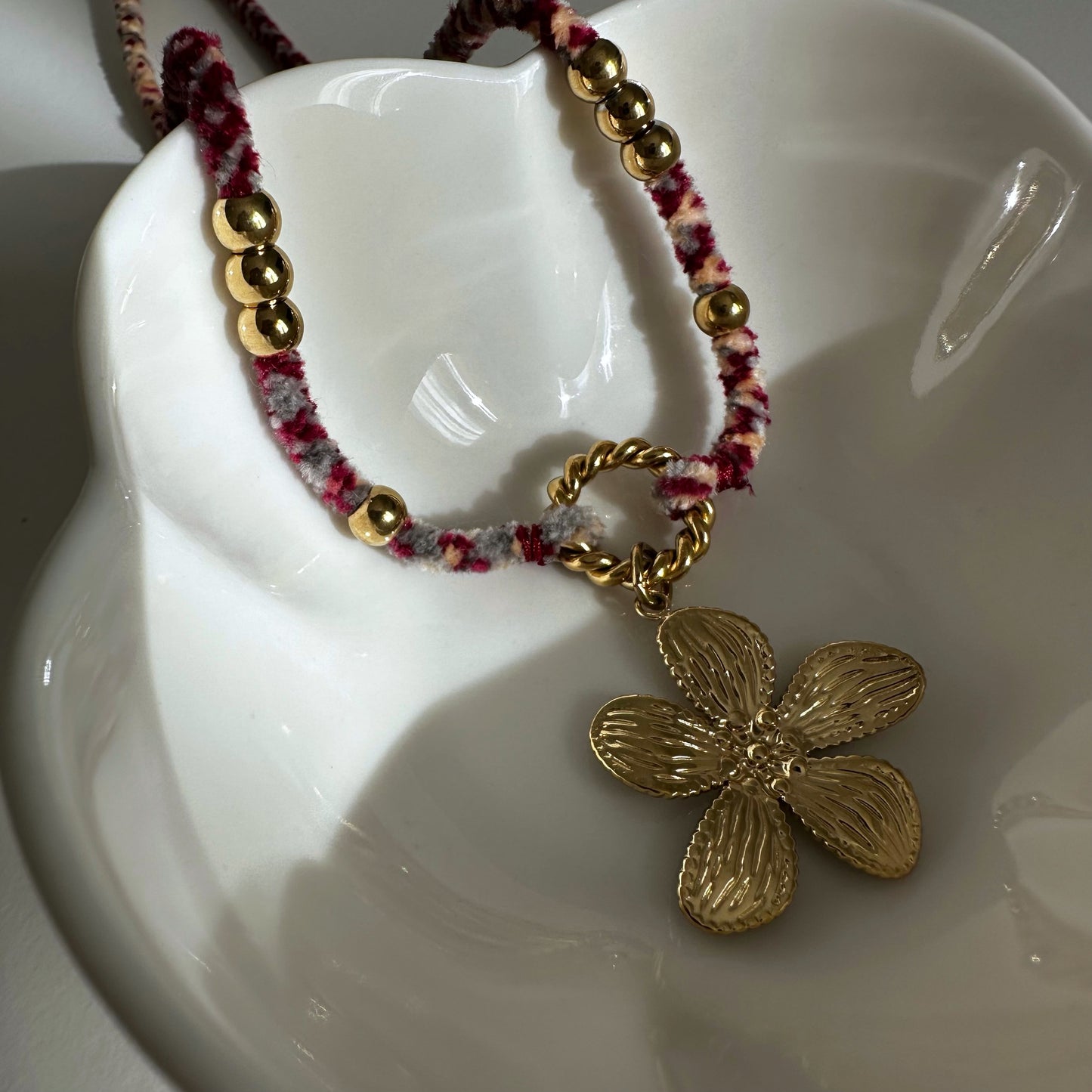 SPRING BLOSSOM NECKLACE - Acciaio inossidabile