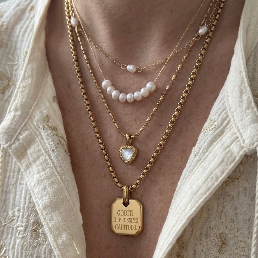 SOFT HEART CHAIN - Acciaio inossidabile
