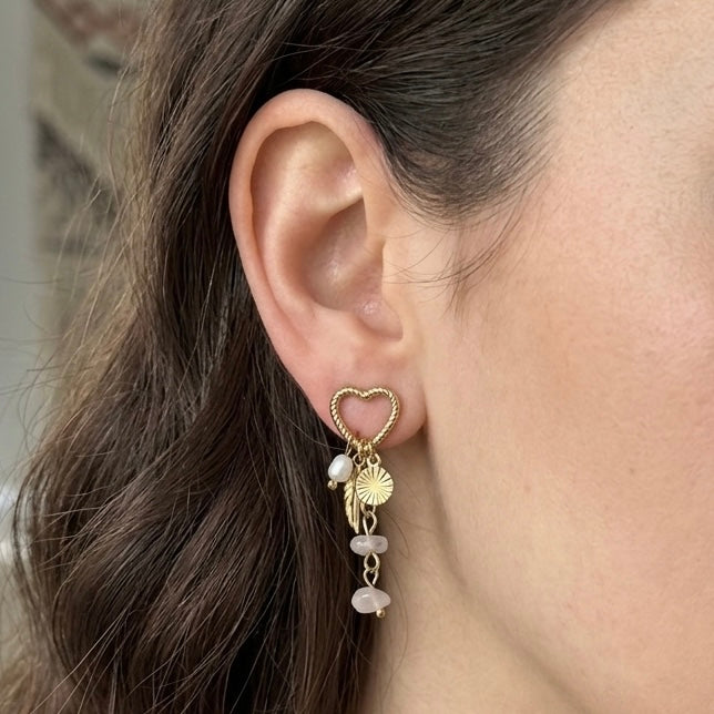 LITTLE PENDANTS EARRING - Acciaio inossidabile