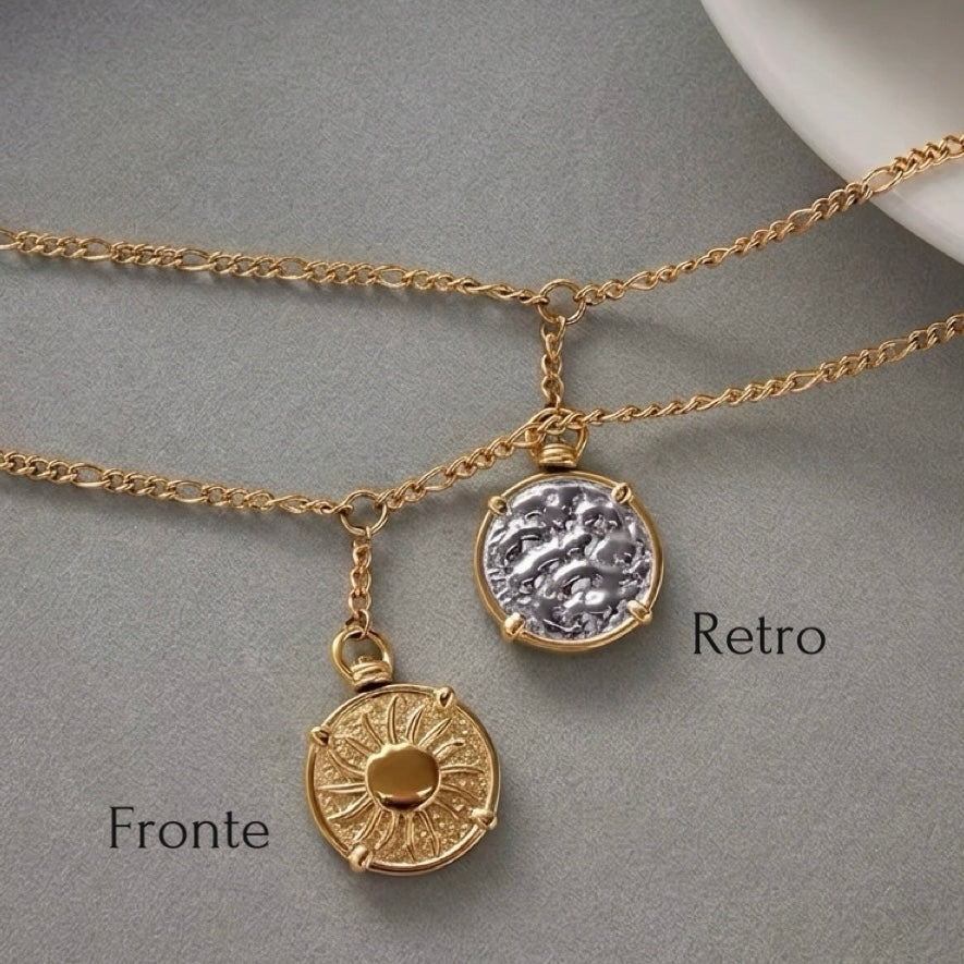 SUNBURST NECKLACE - Acciaio inossidabile