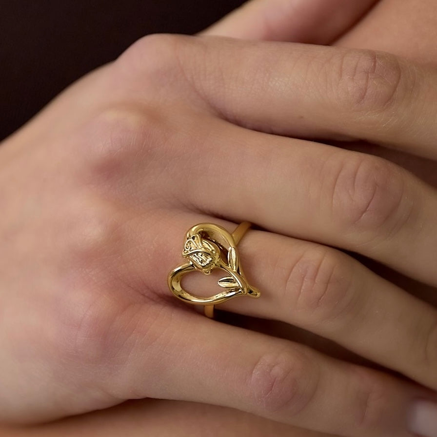 ROSE RING - Acciaio inossidabile