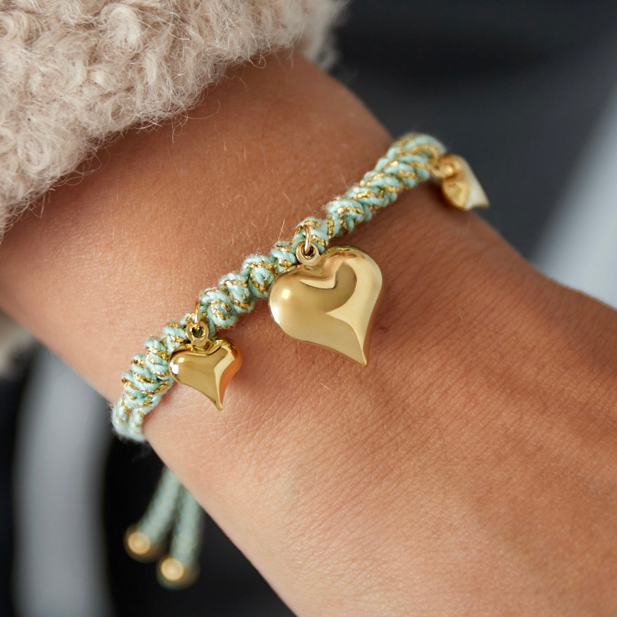 ROPE BRACELET - Corda e acciaio inossidabile