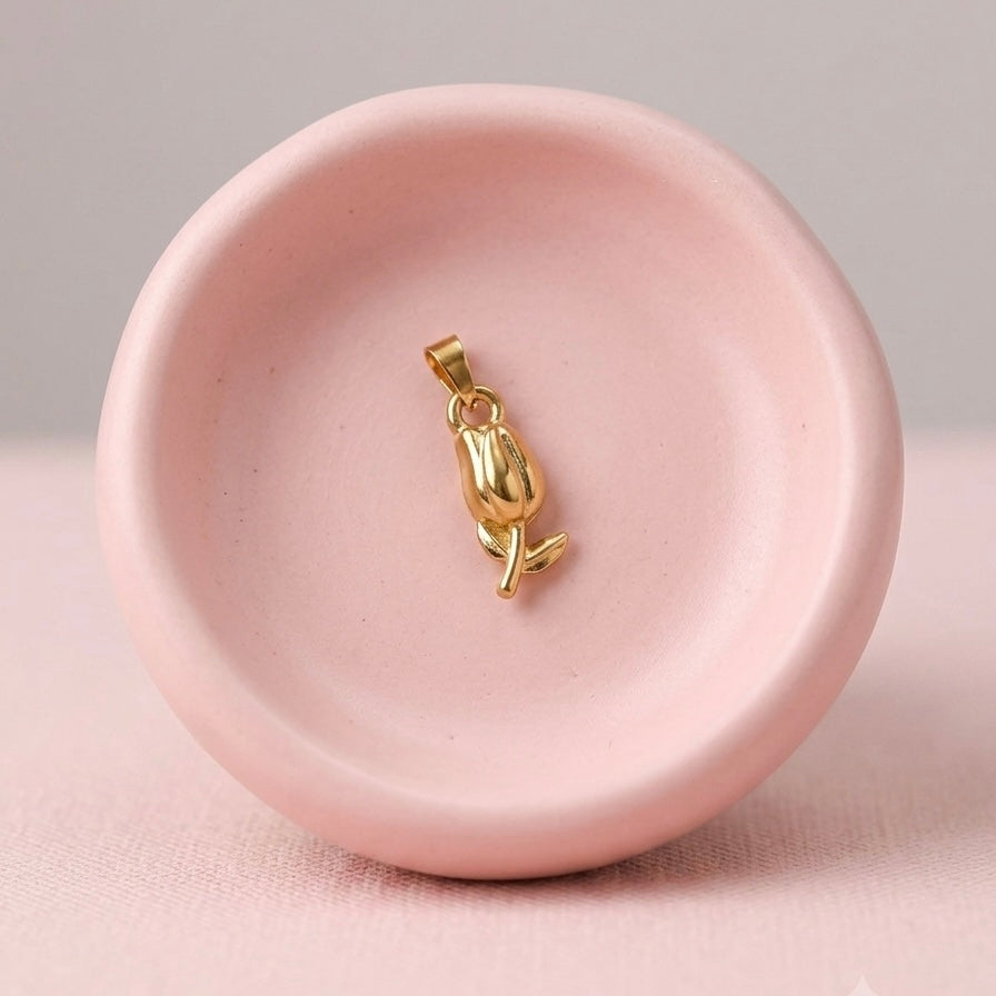 LITTLE TULIP CHARM - Acciaio inossidabile