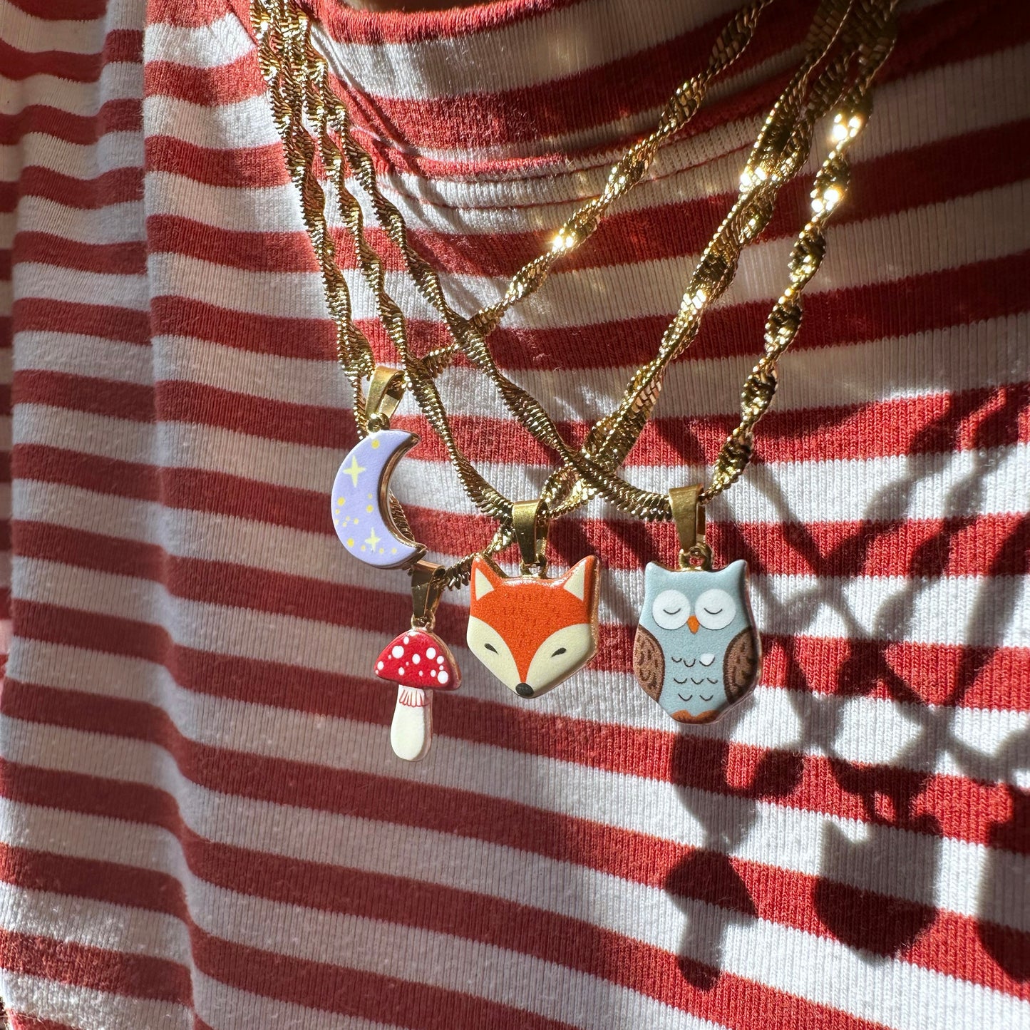 WHISPERED AUTUMN NECKLACE - Acciaio inossidabile