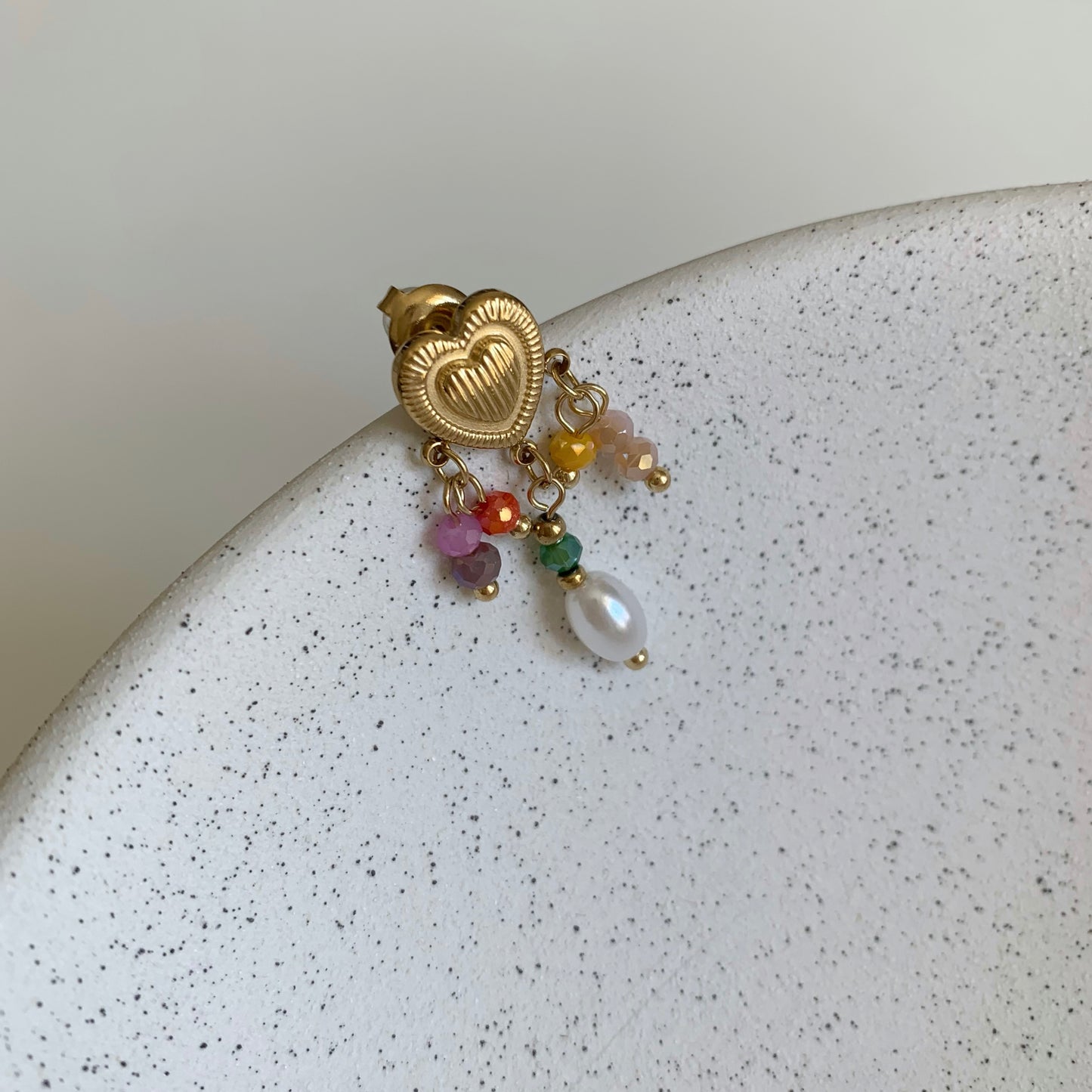 COLOR RAIN EARRING - Acciaio inossidabile