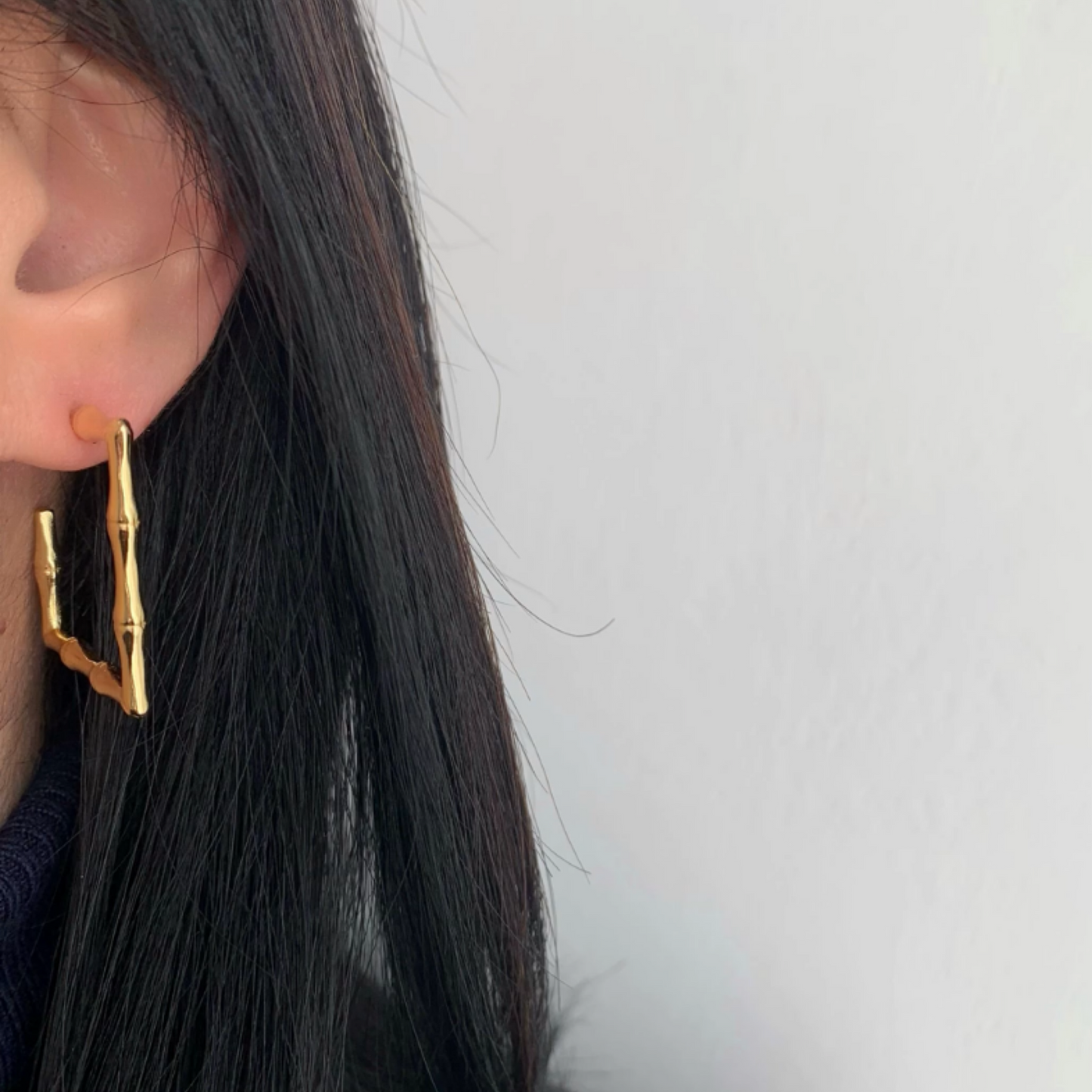 BAMBOO EARRINGS - Acciaio inossidabile