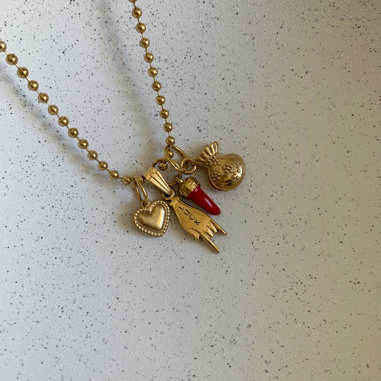 LUCKY VIBES NECKLACE - Acciaio inossidabile