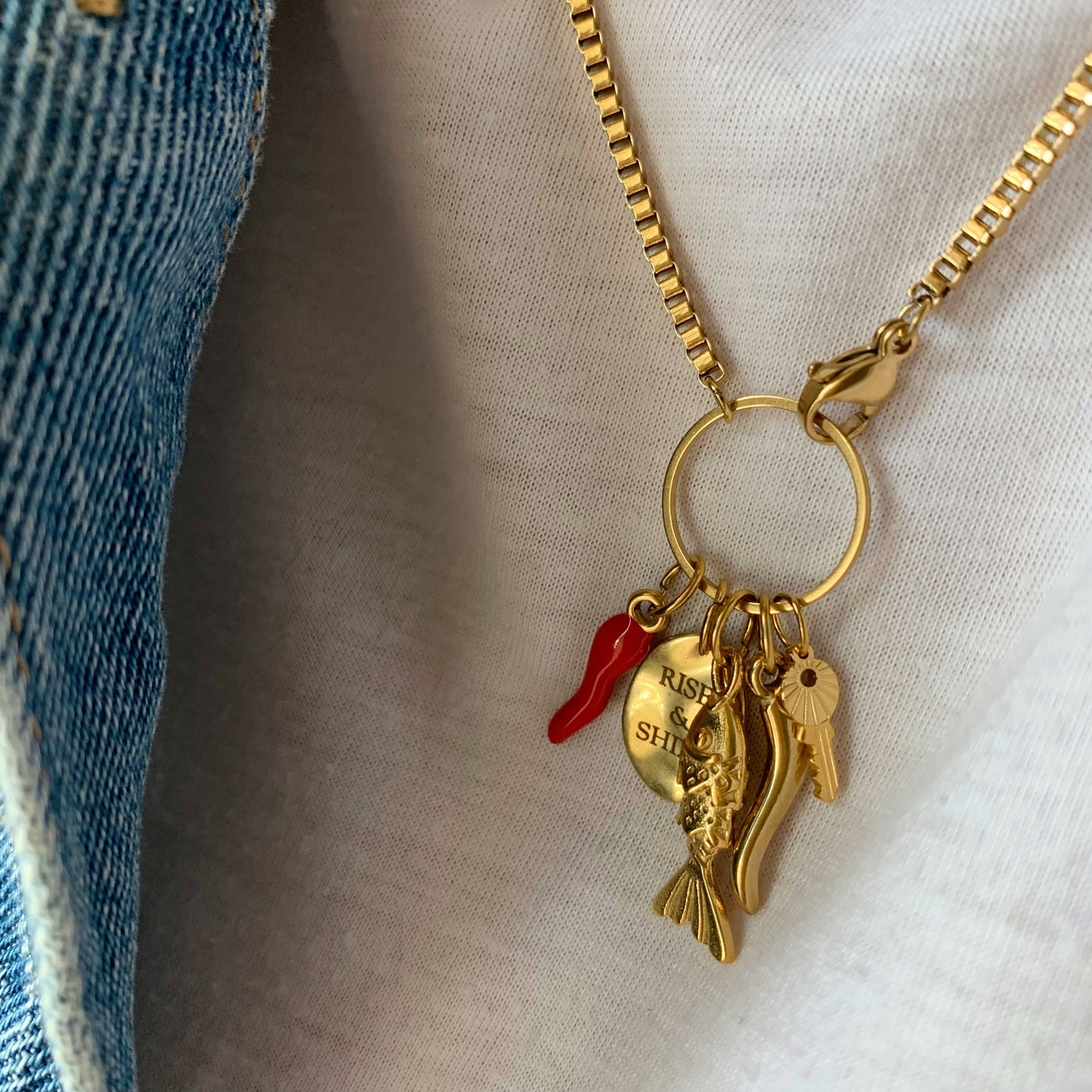 RISE & SHINE NECKLACE - Acciaio inossidabile