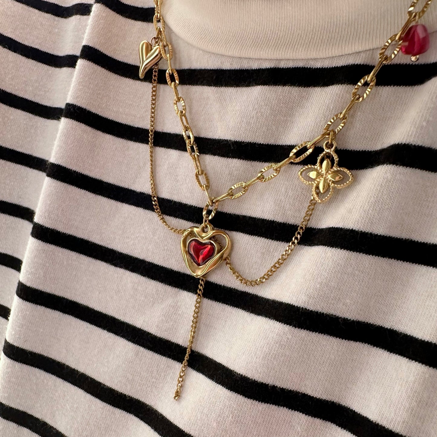 PULSE OF LOVE NECKLACE - Acciaio inossidabile