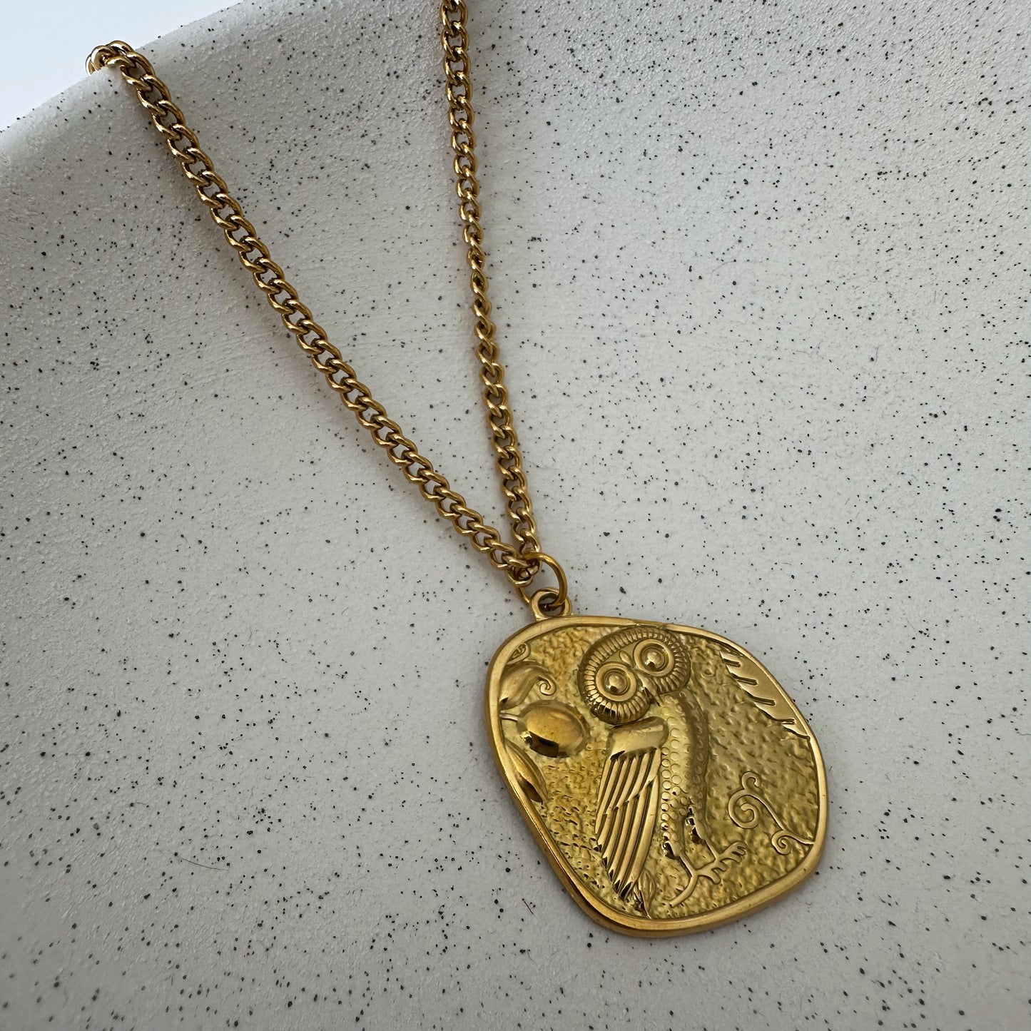 NOCTUA NECKLACE  - Acciaio inossidabile