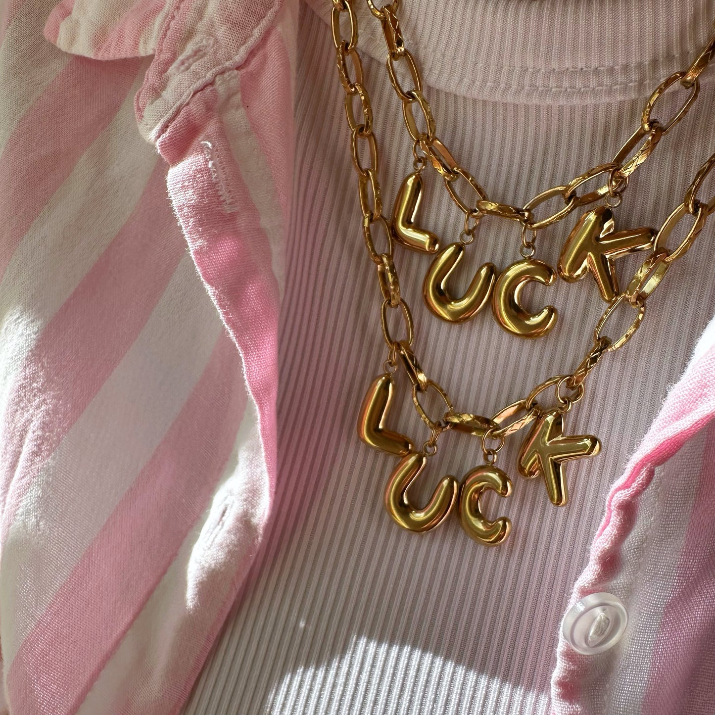 LUCK NECKLACE  - Acciaio inossidabile