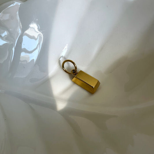 LINGOTTINO CHARM  - Acciaio inossidabile