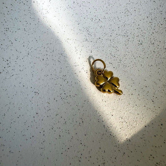 FOUR LEAF CLOVER CHARM  - Acciaio inossidabile