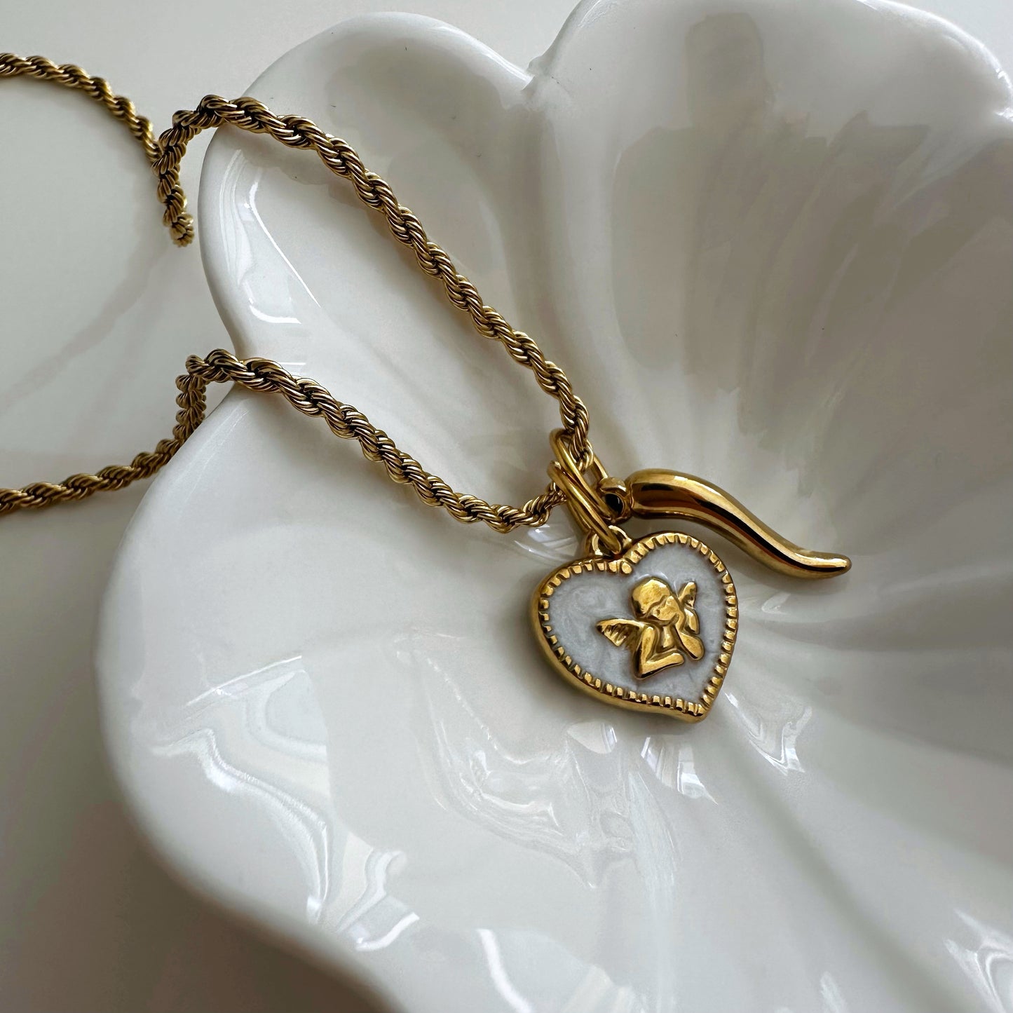 ANGEL HEART CHAIN - Acciaio inossidabile