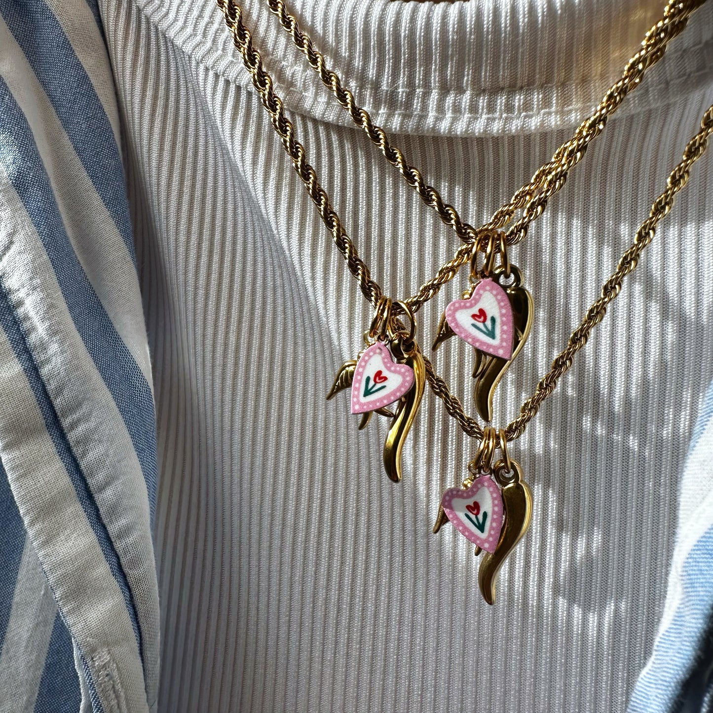 LITTLE TULIP CHAIN - Acciaio inossidabile