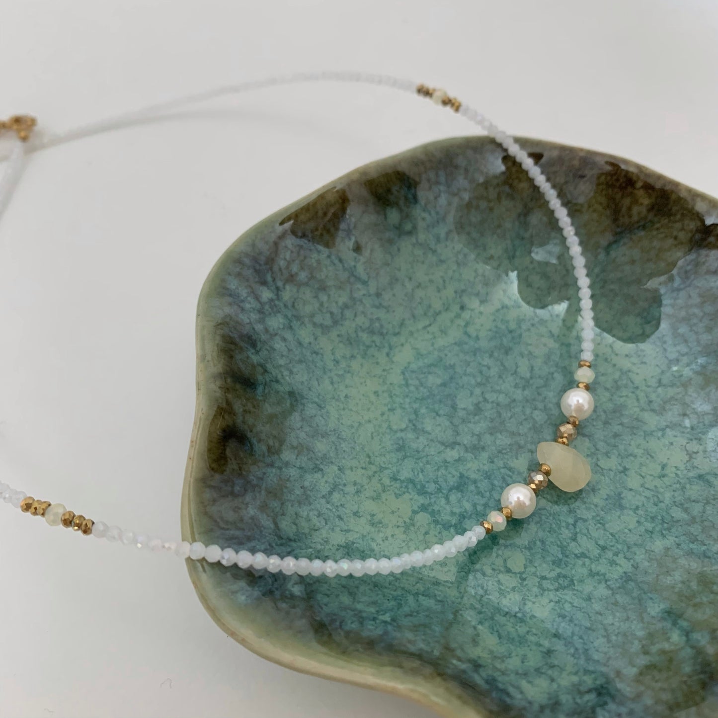 BASIC WHITE CHAIN - Acciaio inossidabile