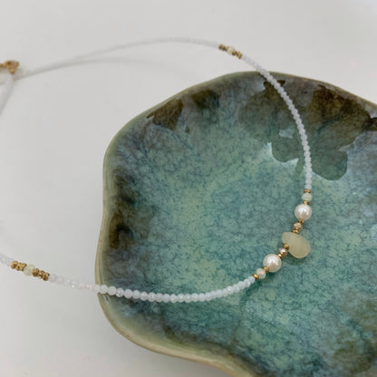 BASIC WHITE CHAIN - Acciaio inossidabile