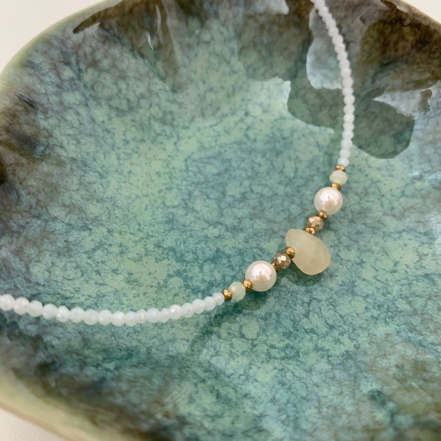 BASIC WHITE CHAIN - Acciaio inossidabile