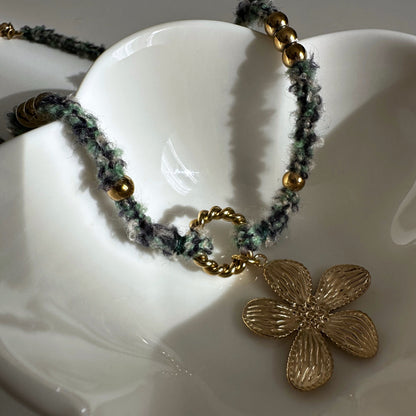 SPRING BLOSSOM NECKLACE - Acciaio inossidabile