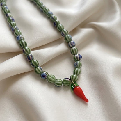 VERDELUME NECKLACE - Acciaio inossidabile