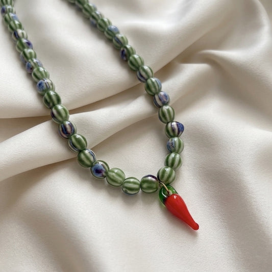 VERDELUME NECKLACE - Acciaio inossidabile