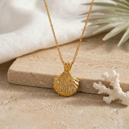 DIAMONDS SHELL CHAIN - Acciaio inossidabile