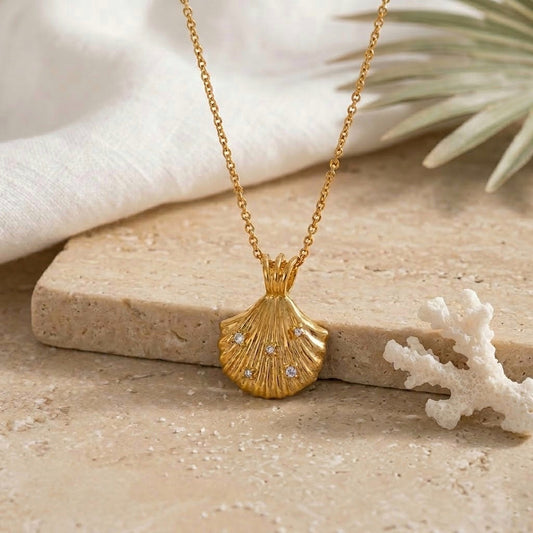 DIAMONDS SHELL CHAIN - Acciaio inossidabile