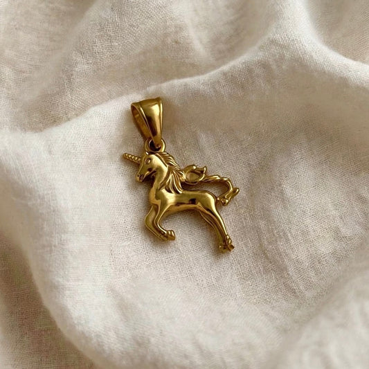 LITTLE UNICORN CHARM  - Acciaio inossidabile