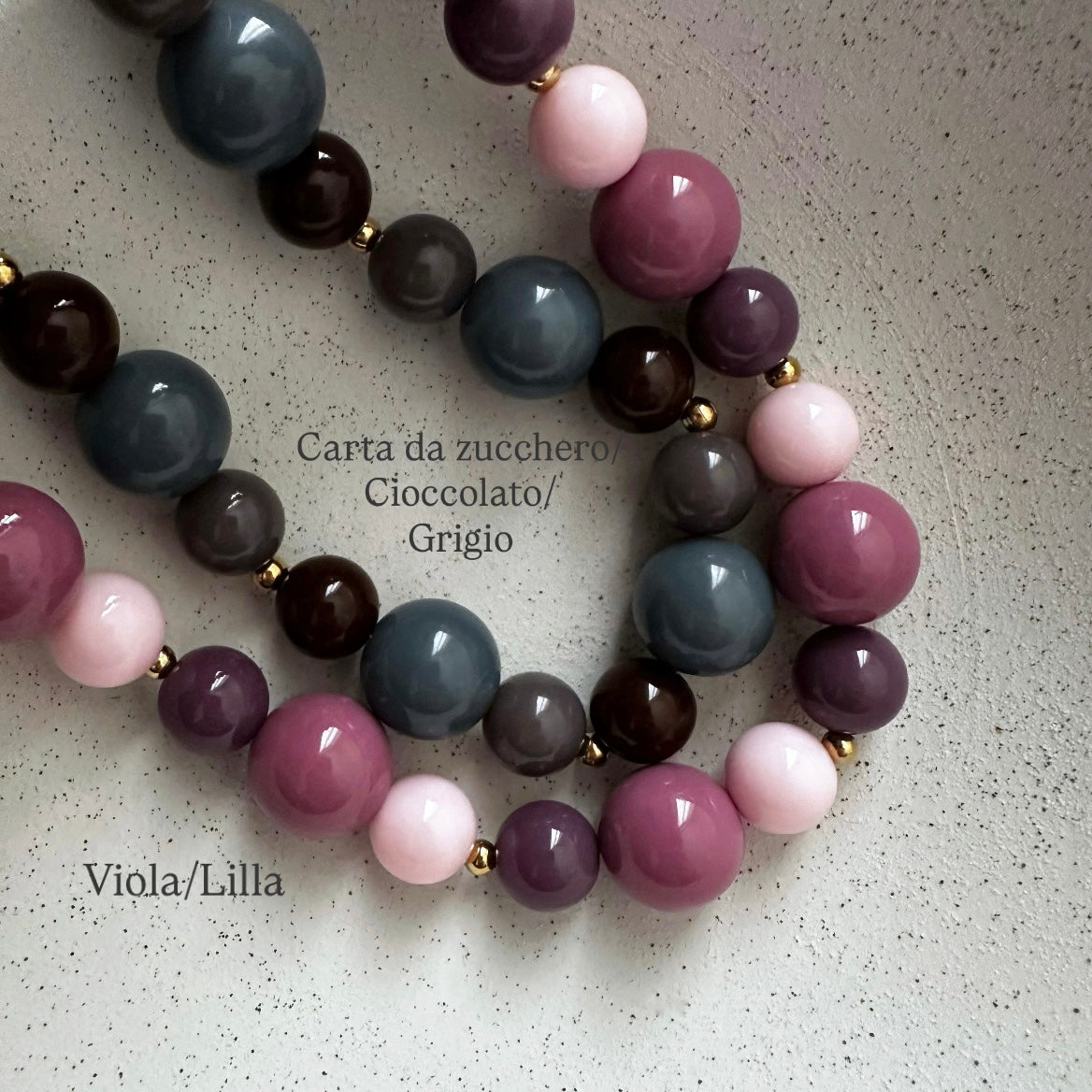 BUBBLE NECKLACE - Acciaio inossidabile