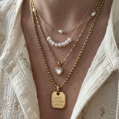 SOFT HEART CHAIN - Acciaio inossidabile