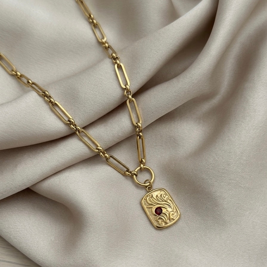 ANCIENT COIN NECKLACE - Acciaio inossidabile