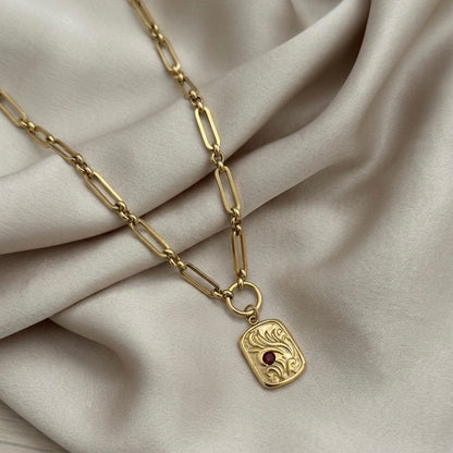ANCIENT COIN NECKLACE - Acciaio inossidabile