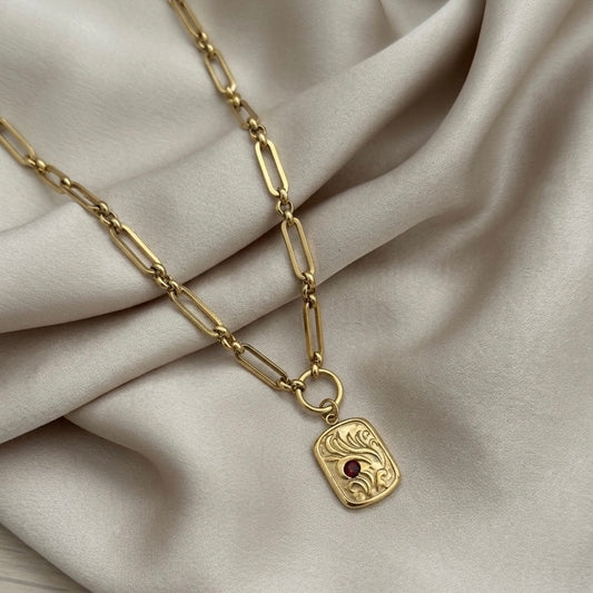 ANCIENT COIN NECKLACE - Acciaio inossidabile