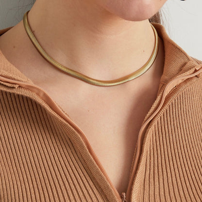 FLAT NECKLACE - Acciaio inossidabile