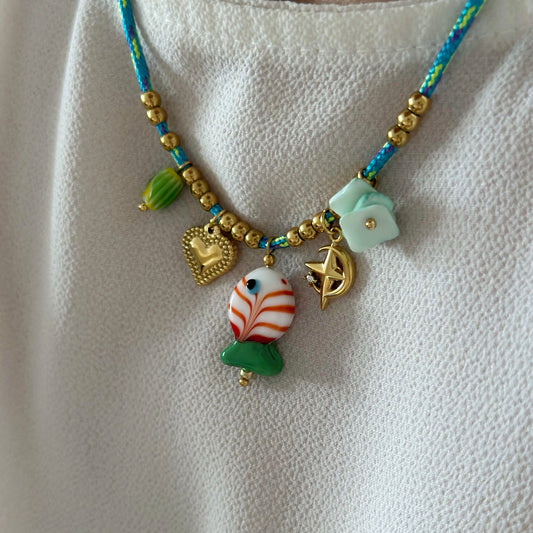 LAGUNA BLU NECKLACE - Acciaio inossidabile