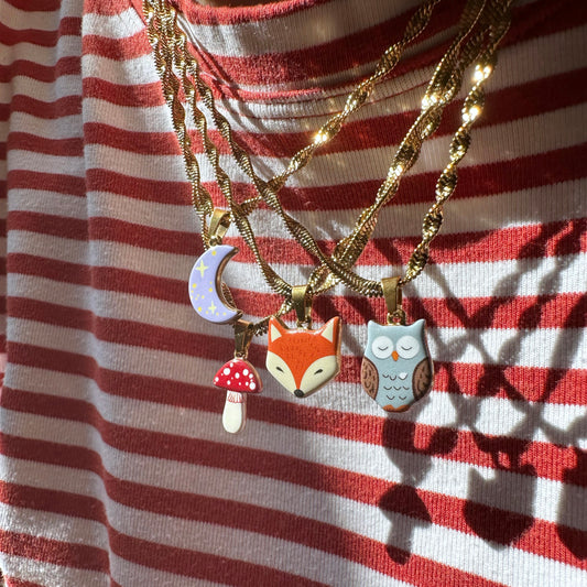 Pre-Order WHISPERED AUTUMN NECKLACE - Acciaio inossidabile