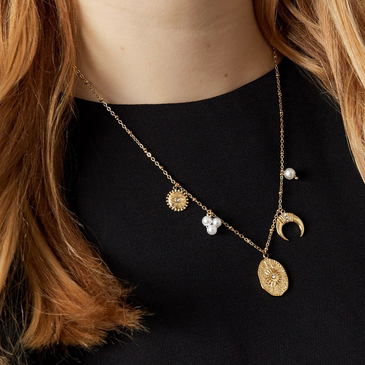 MOONY NECKLACE - Acciaio inossidabile