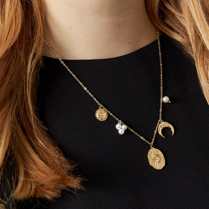 MOONY NECKLACE - Acciaio inossidabile
