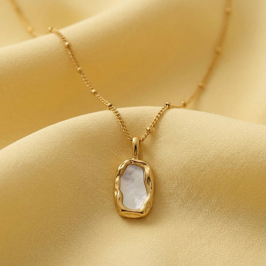 NATURAL PEARL CHAIN - Acciaio inossidabile
