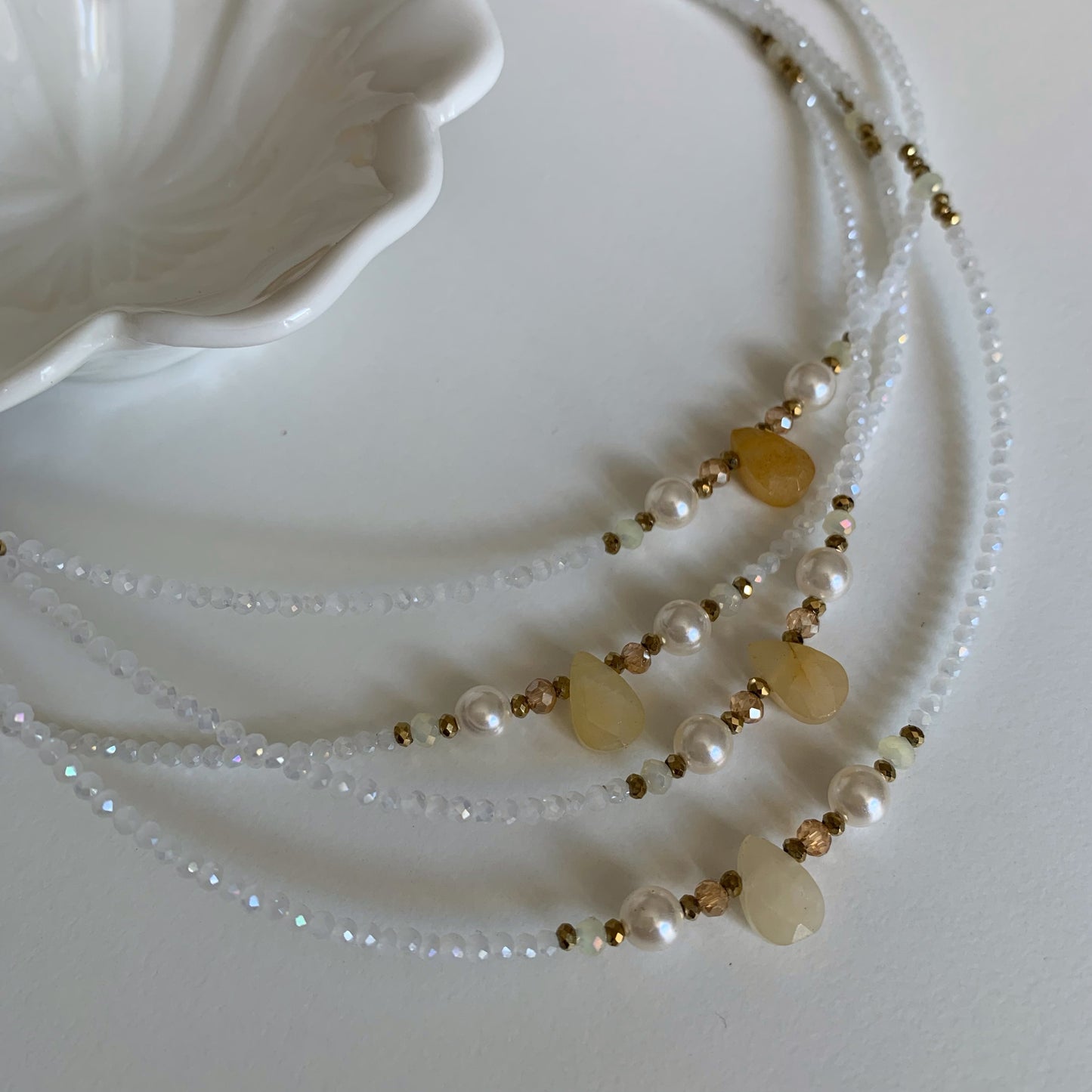 BASIC WHITE CHAIN - Acciaio inossidabile
