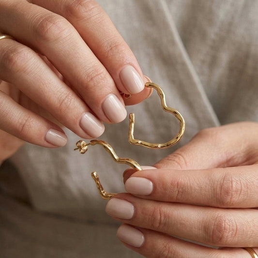 BIG HEART EARRINGS - Acciaio inossidabile